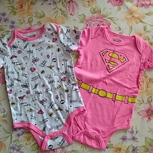Justice League Girls 18 month Onsie